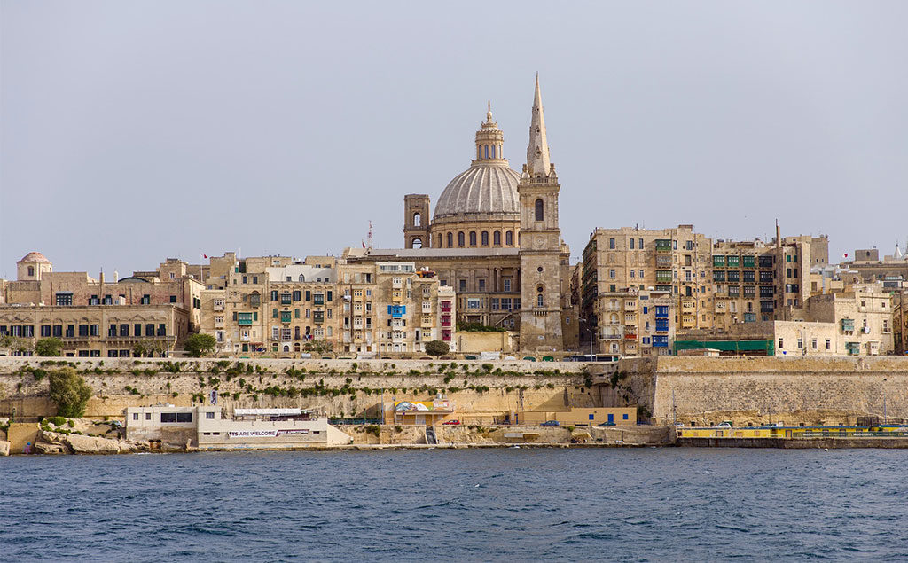 Valletta | Blick auf die Karmelitenkirche